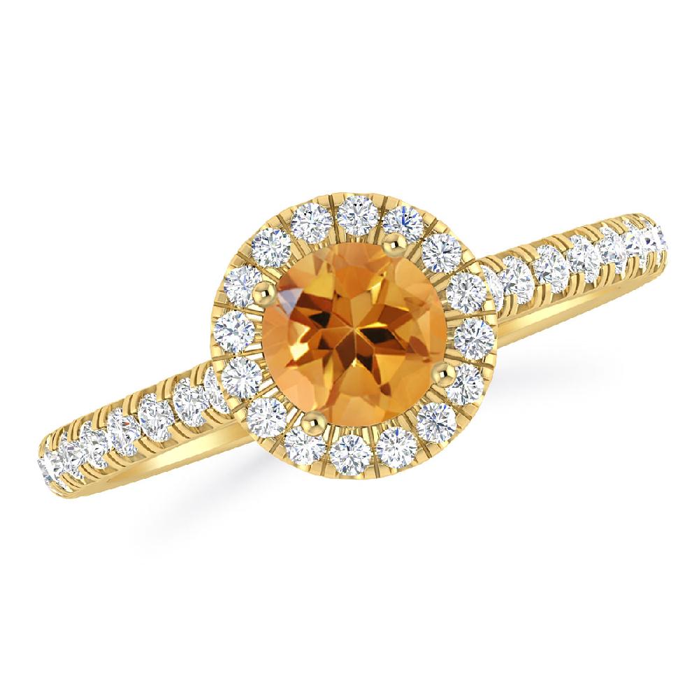 Yellow Gold - Citrine