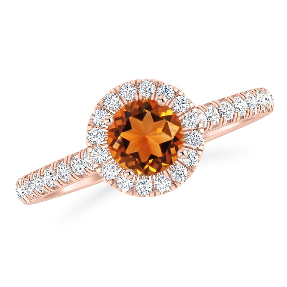 Rose Gold - Citrine