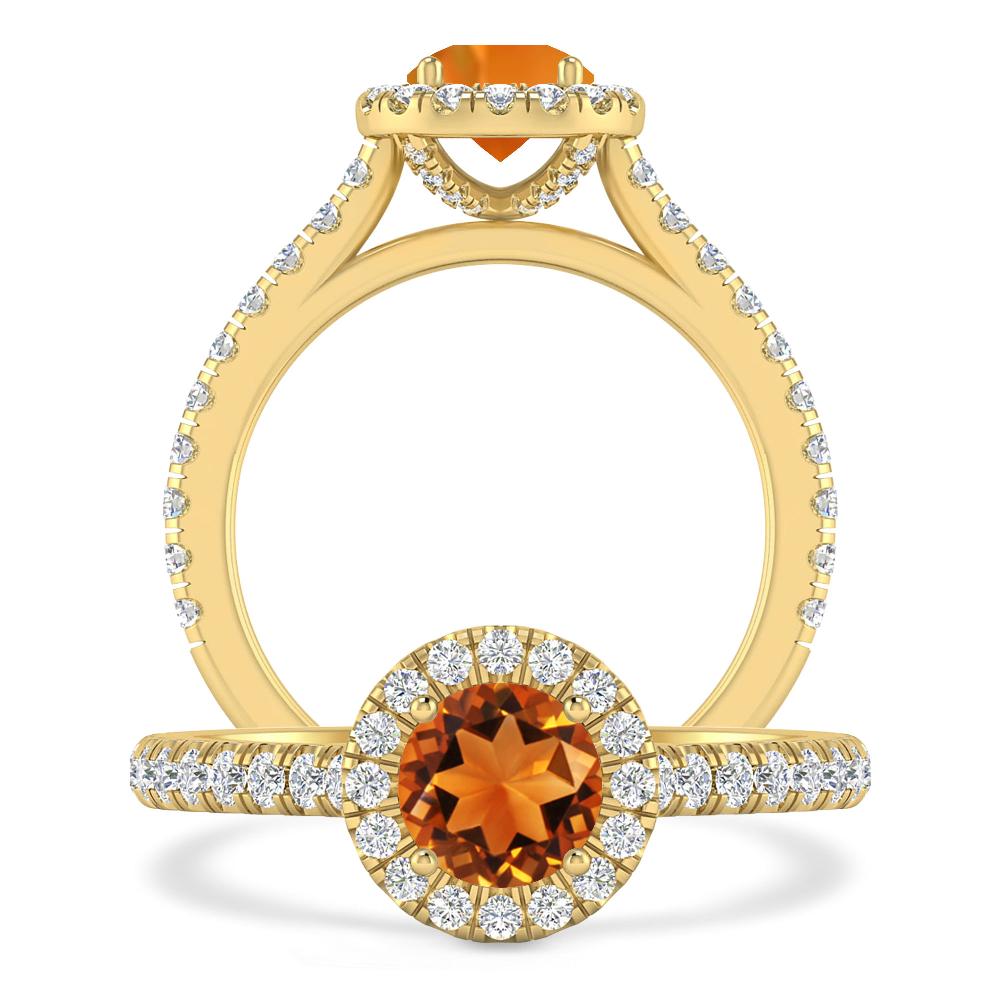 Yellow Gold - Citrine