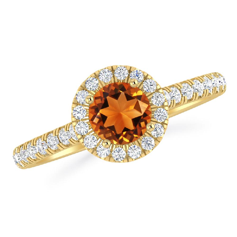 Yellow Gold - Citrine