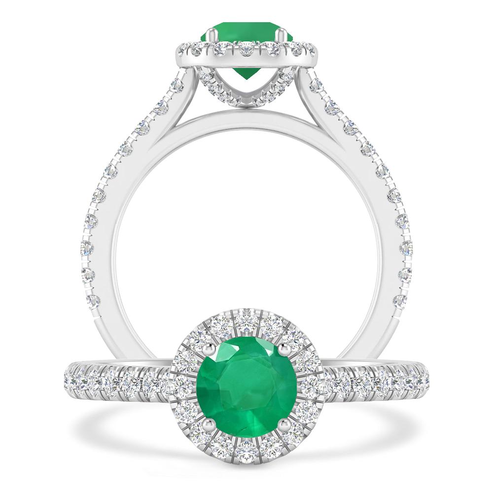 White Gold - Emerald