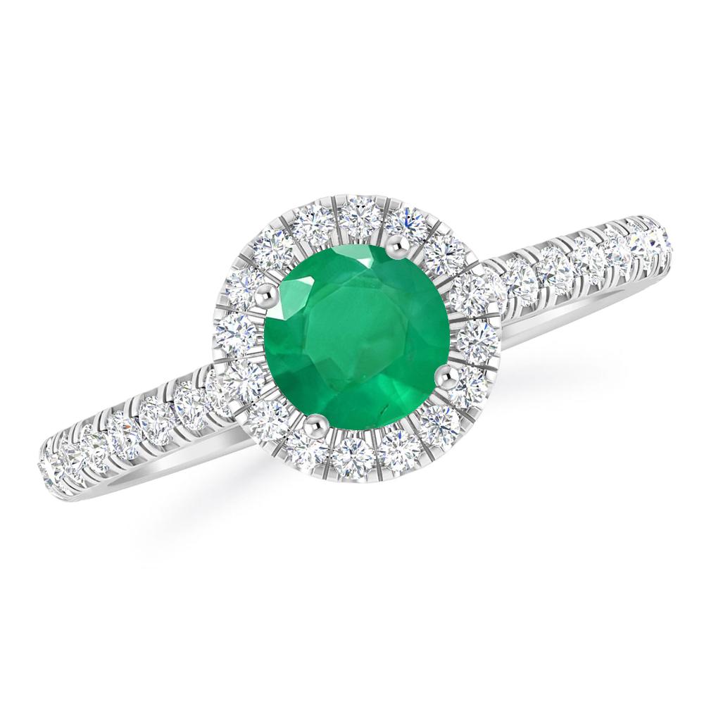 White Gold - Emerald