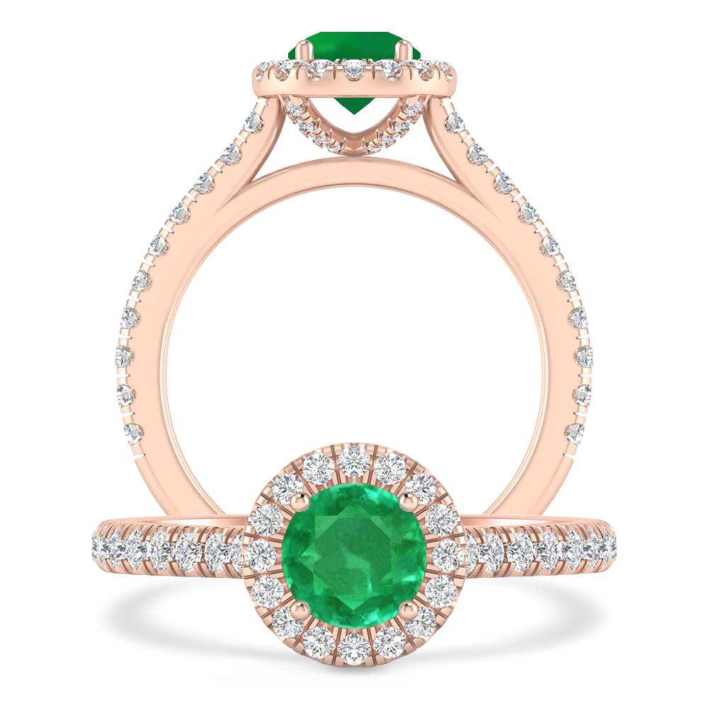 Rose Gold - Emerald