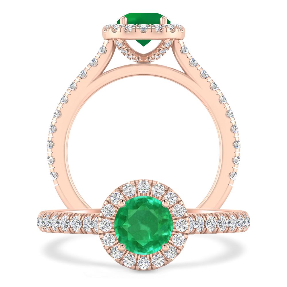 Rose Gold - Emerald