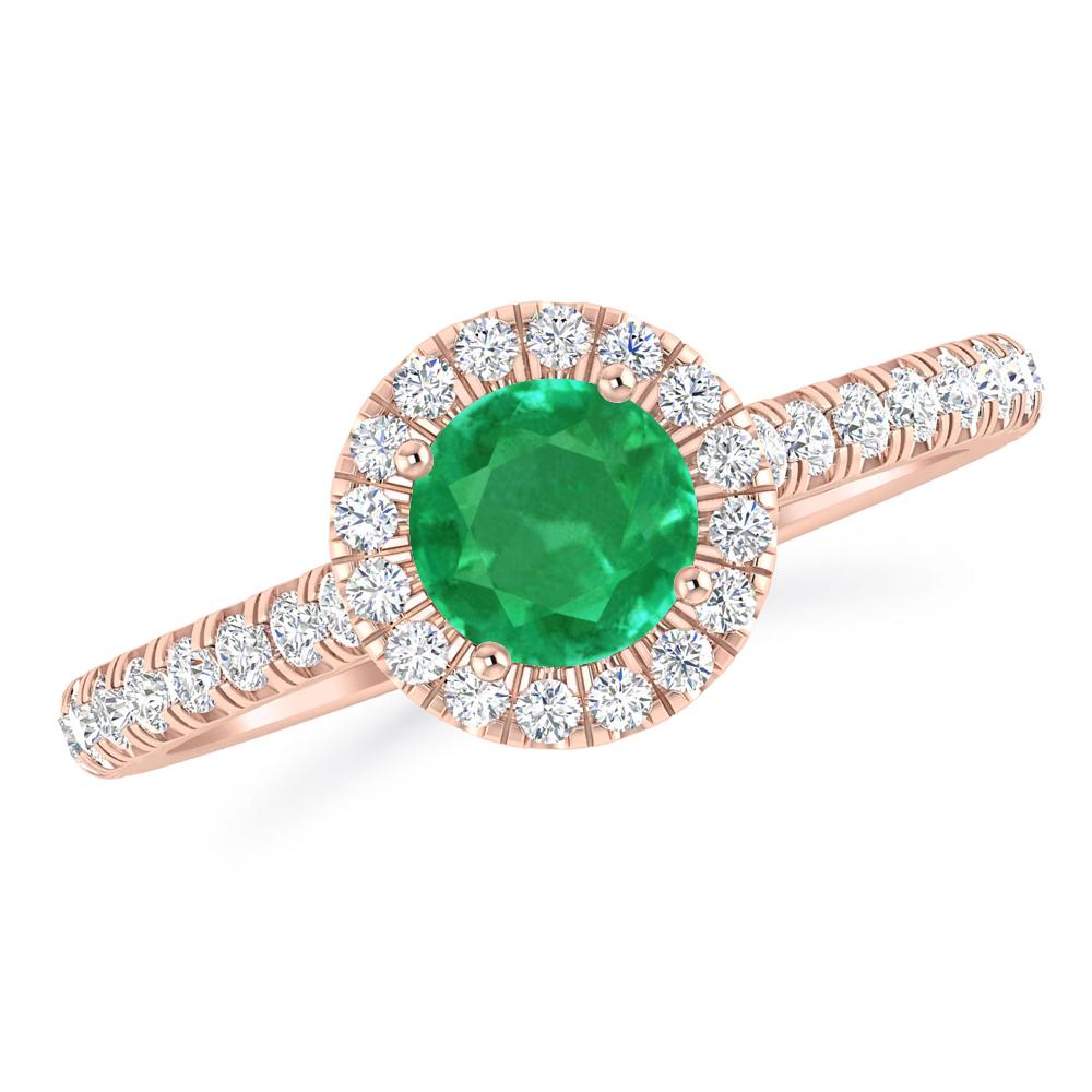 Rose Gold - Emerald