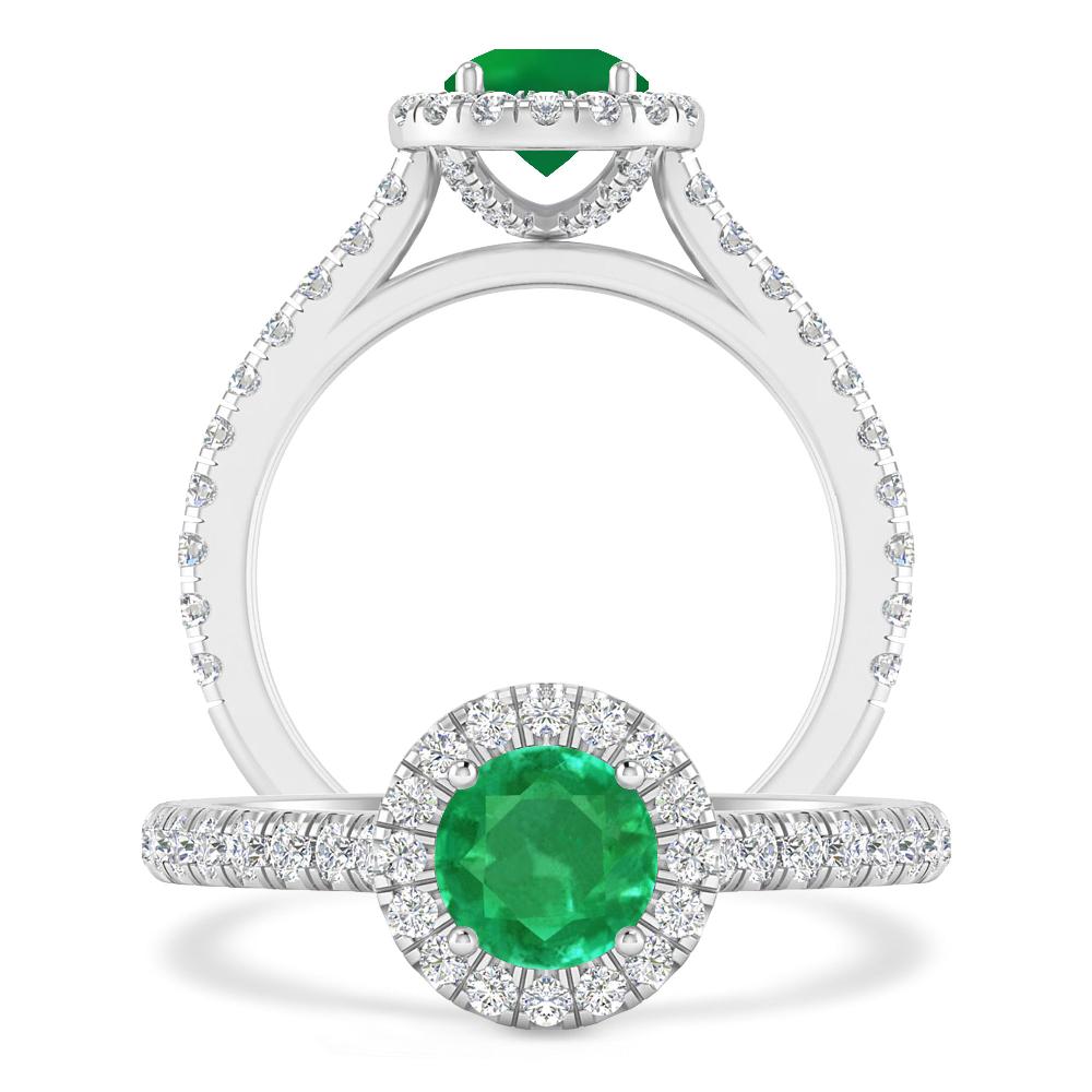 White Gold - Emerald