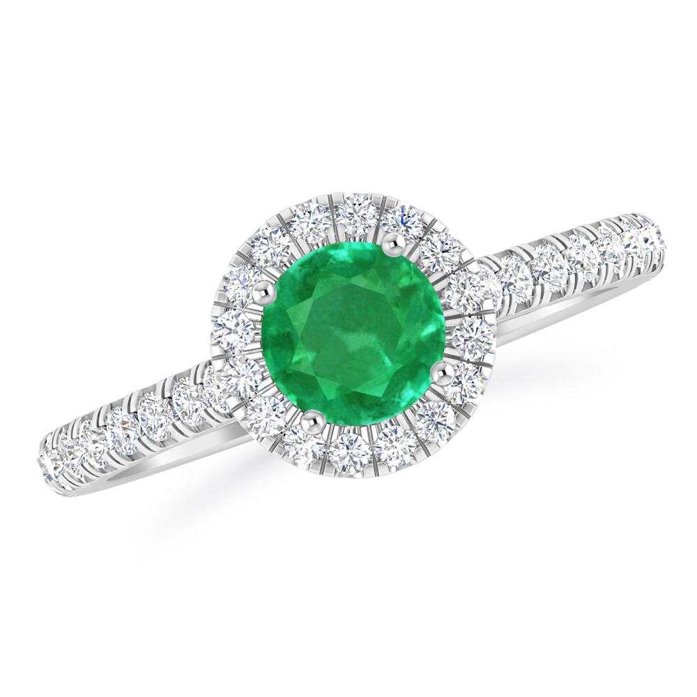 White Gold - Emerald