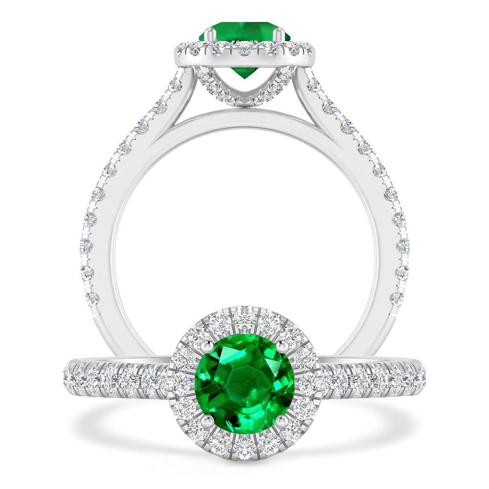 White Gold - Emerald