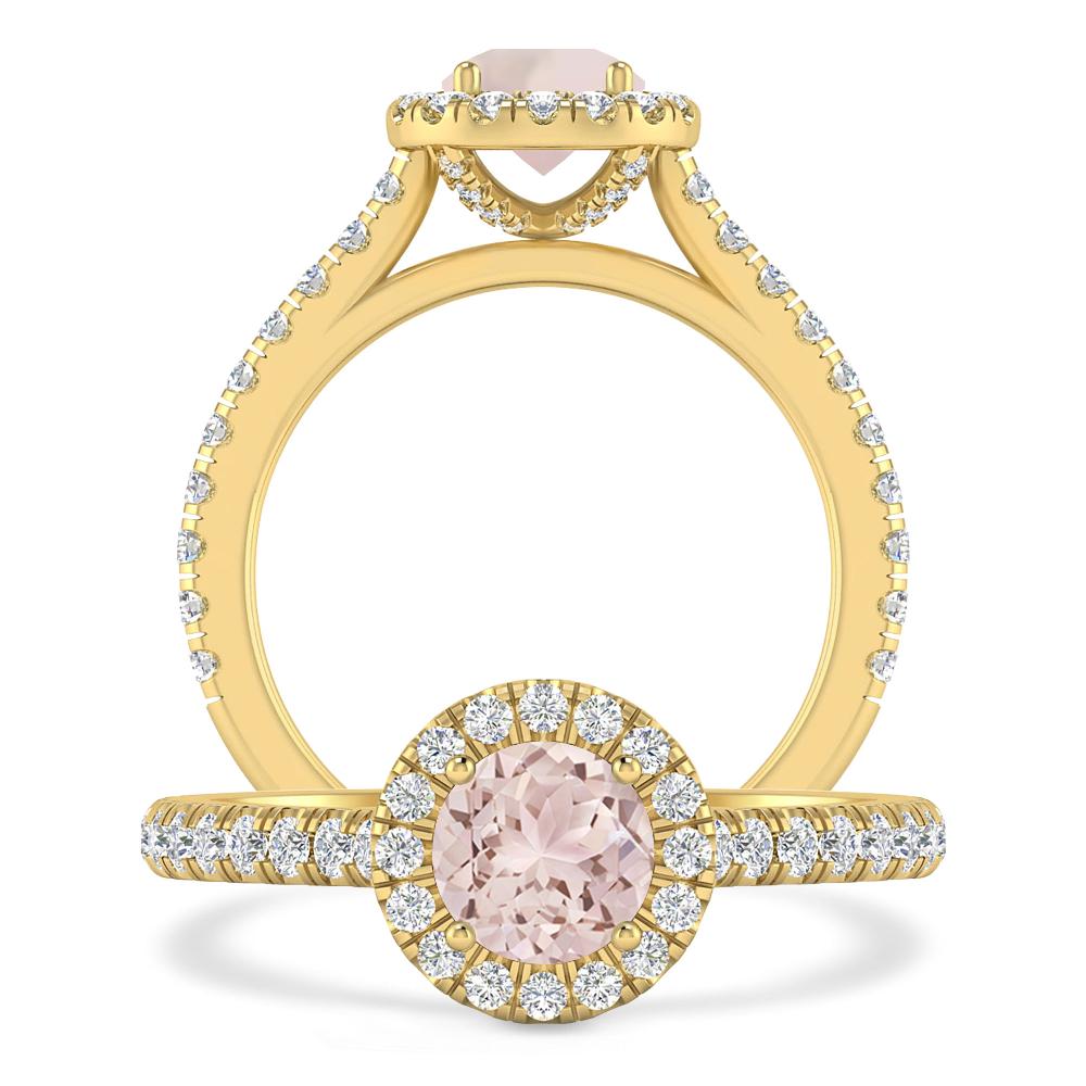 Yellow Gold - Morganite