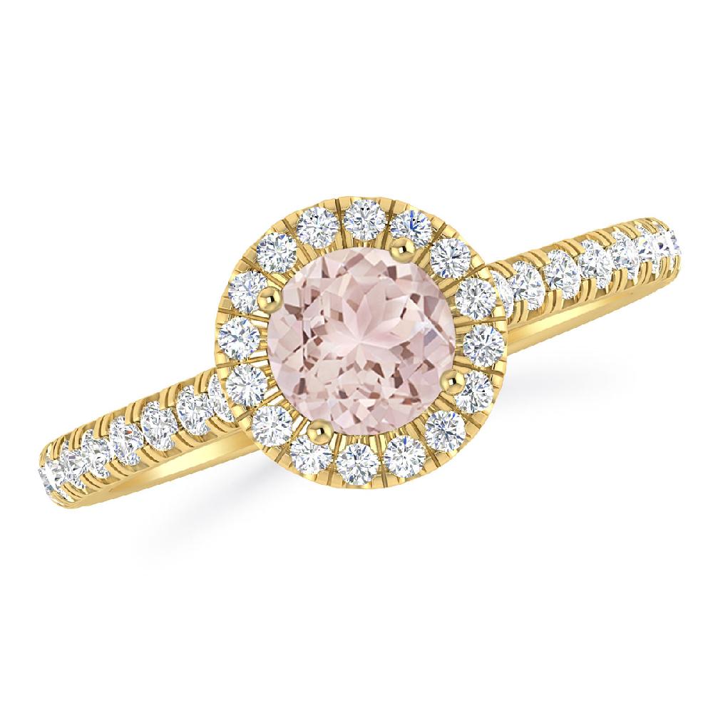 Yellow Gold - Morganite