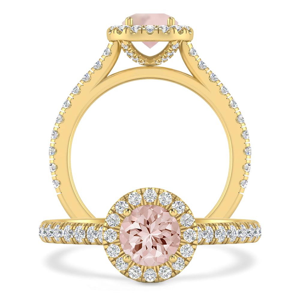 Yellow Gold - Morganite