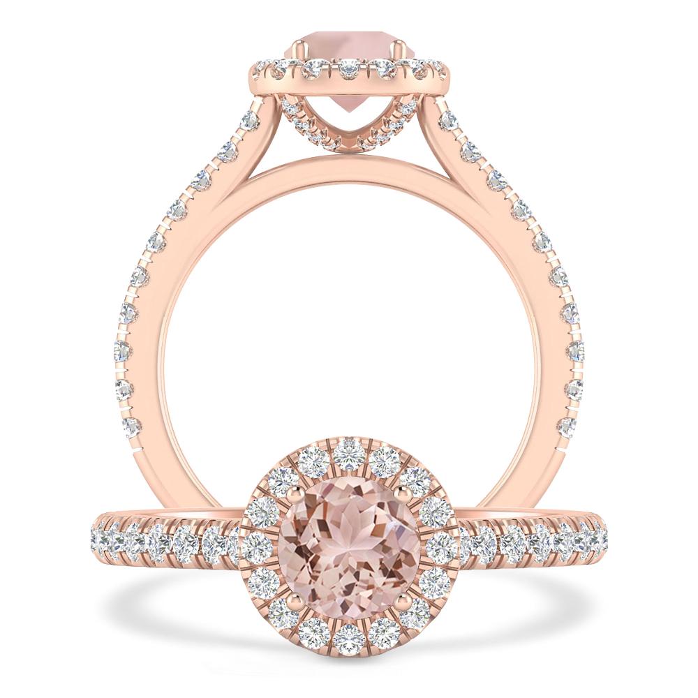 Rose Gold - Morganite