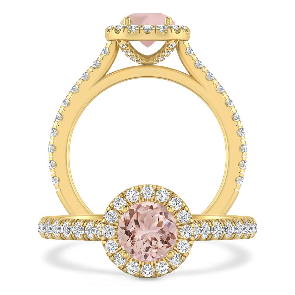 Yellow Gold - Morganite