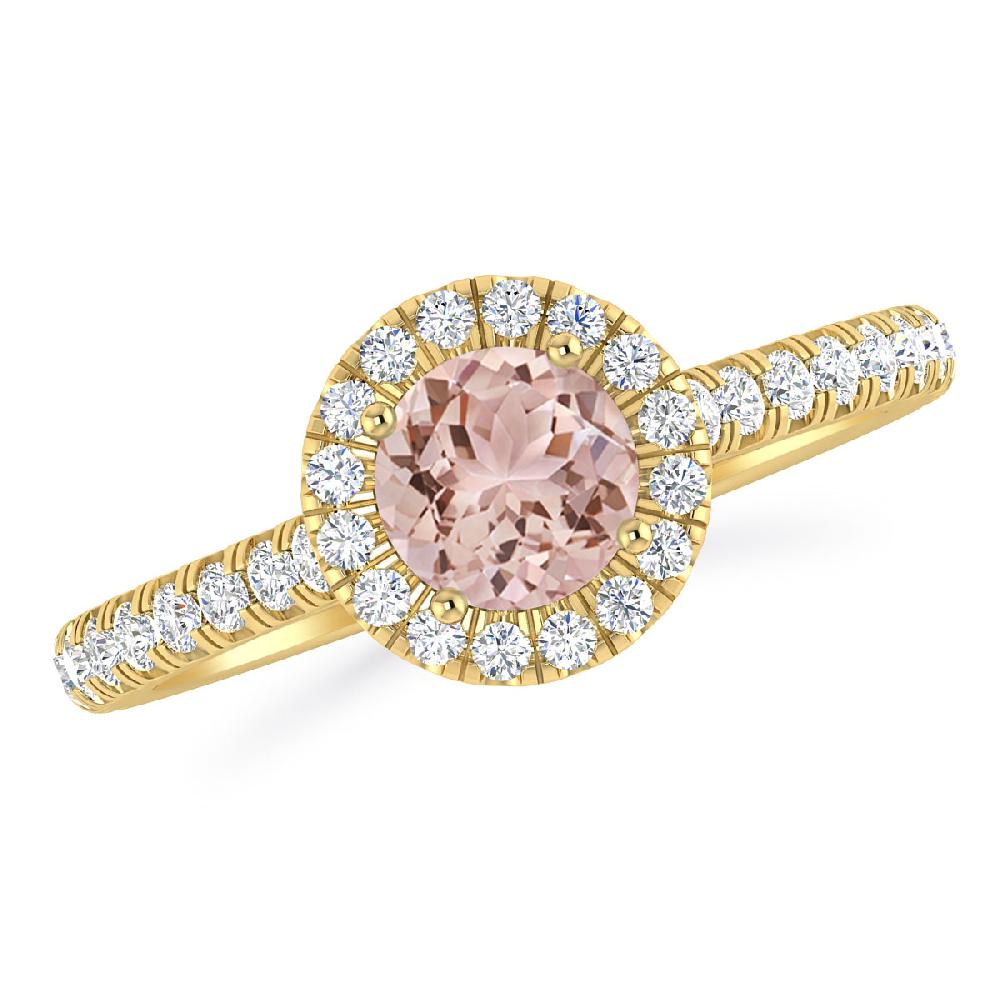 Yellow Gold - Morganite