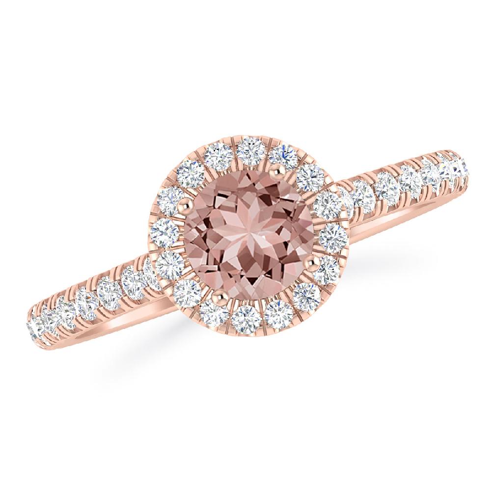 Rose Gold - Morganite