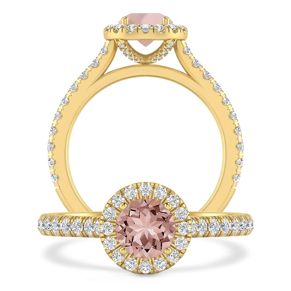 Yellow Gold - Morganite