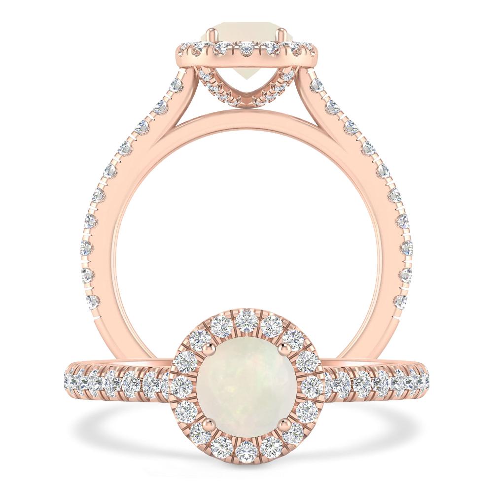 Rose Gold - Opal