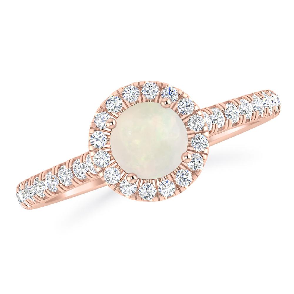 Rose Gold - Opal