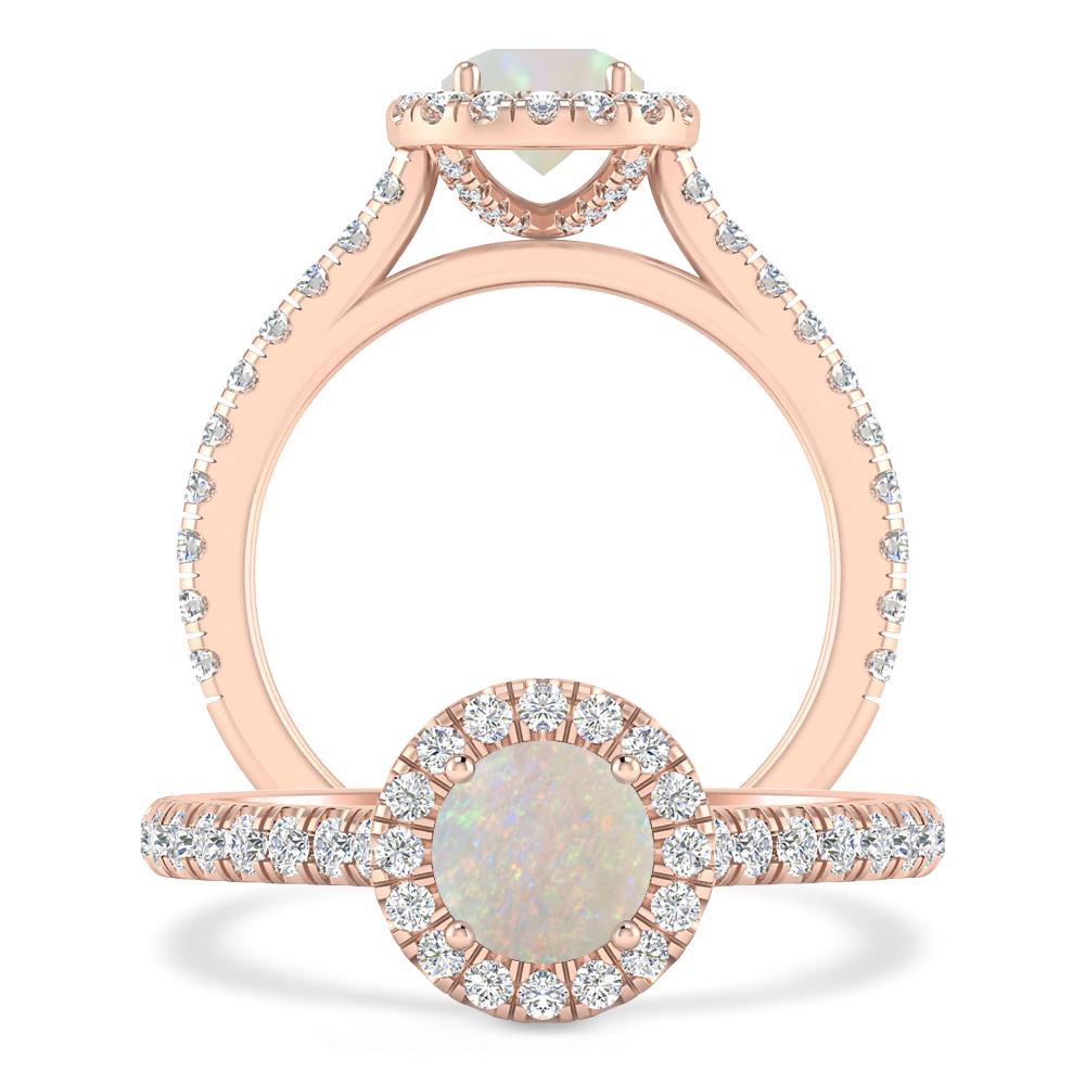 Rose Gold - Opal