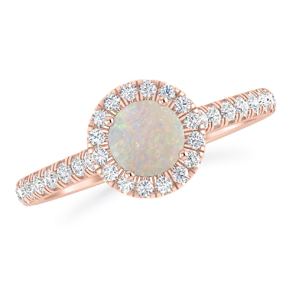 Rose Gold - Opal