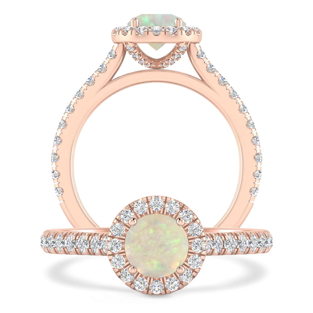 Rose Gold - Opal