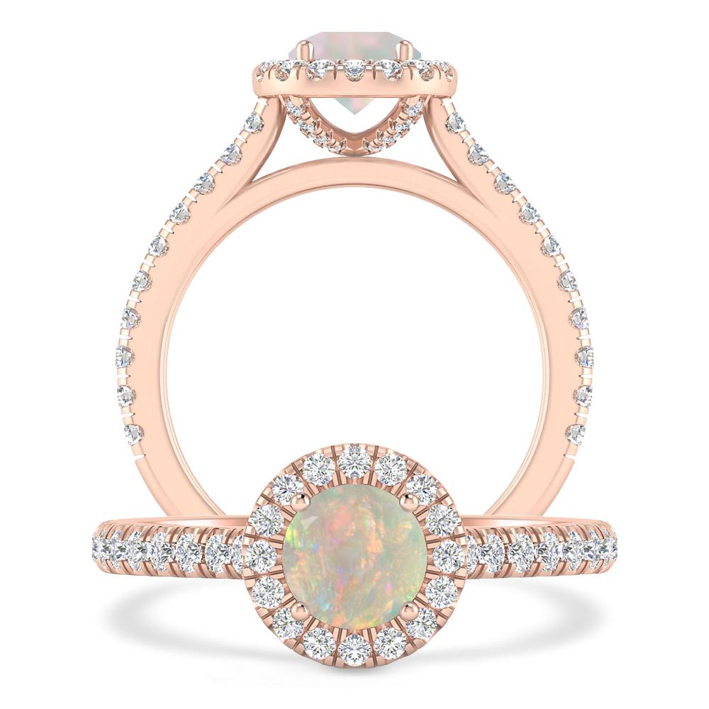 Rose Gold - Opal