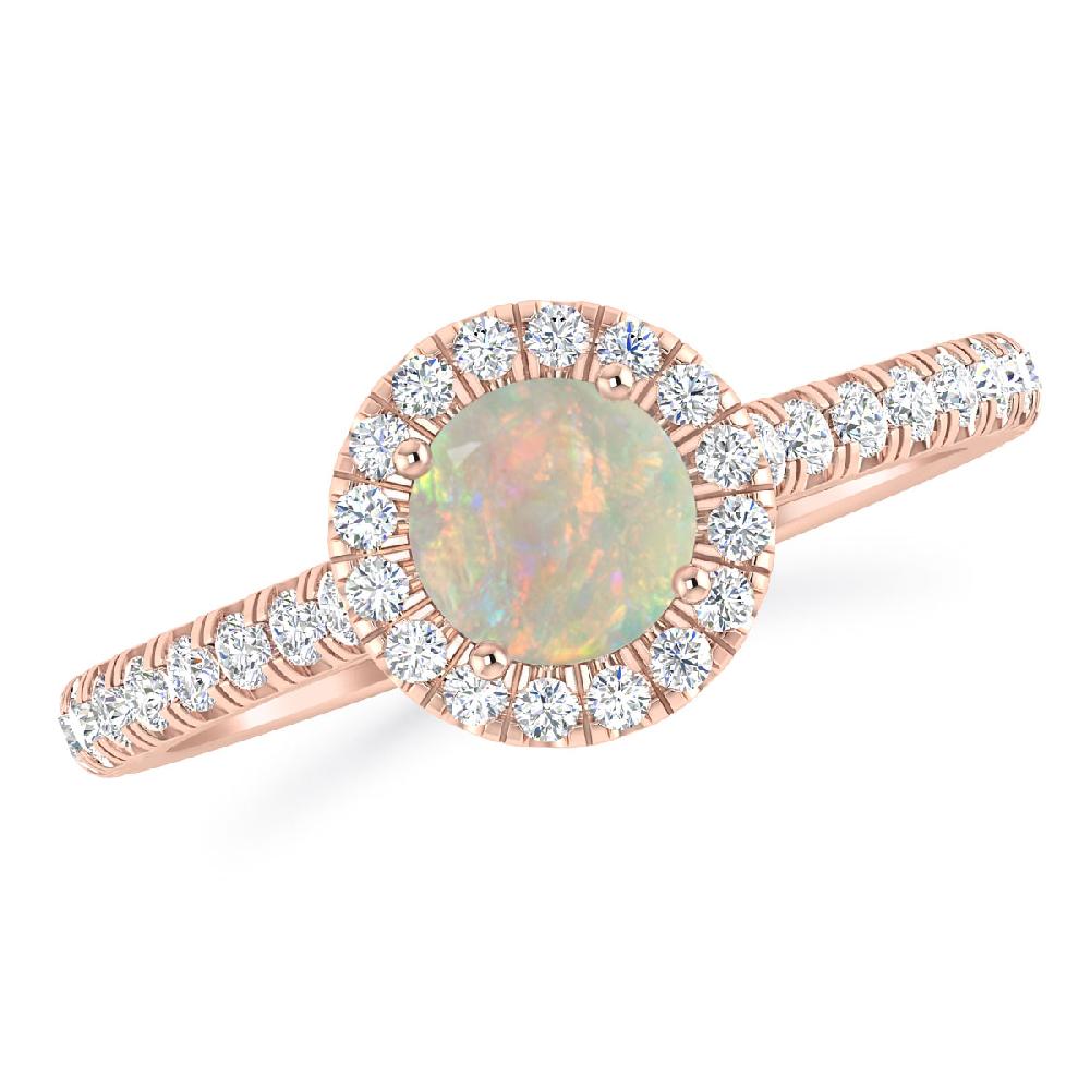 Rose Gold - Opal