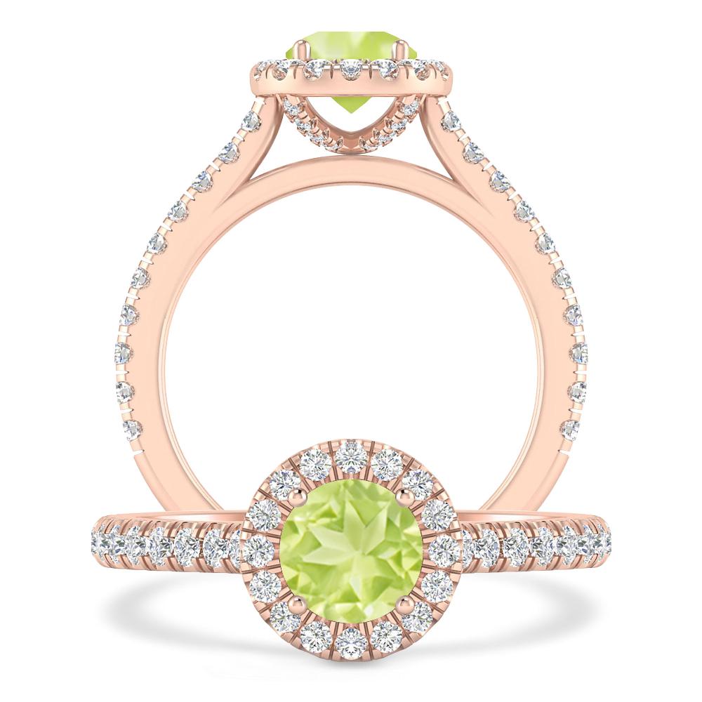 Rose Gold - Peridot