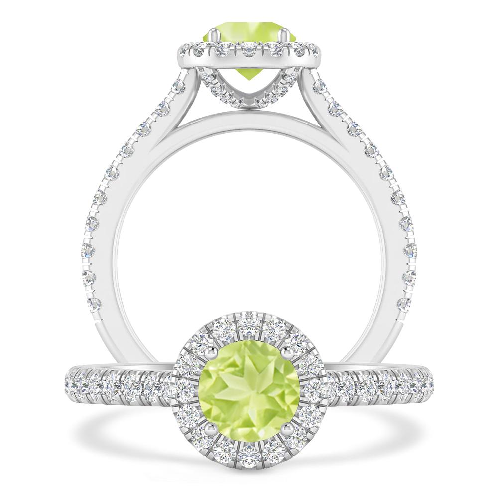 White Gold - Peridot