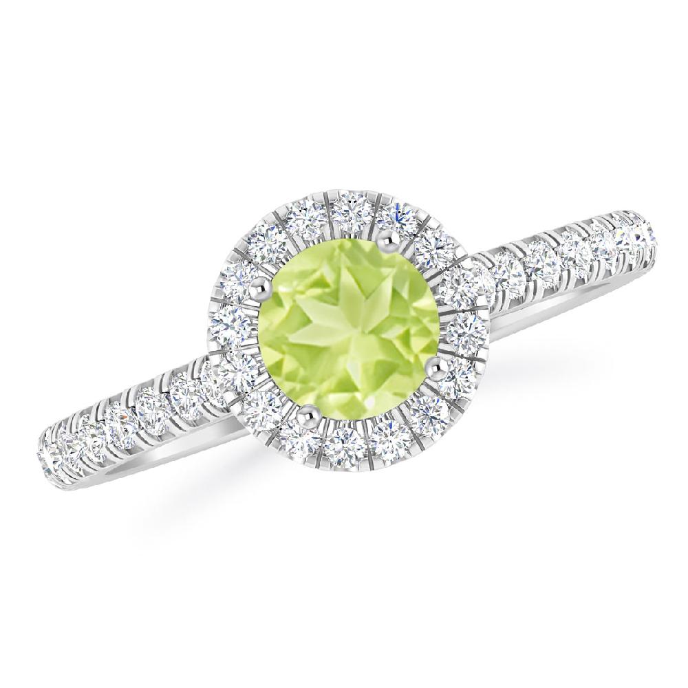 White Gold - Peridot