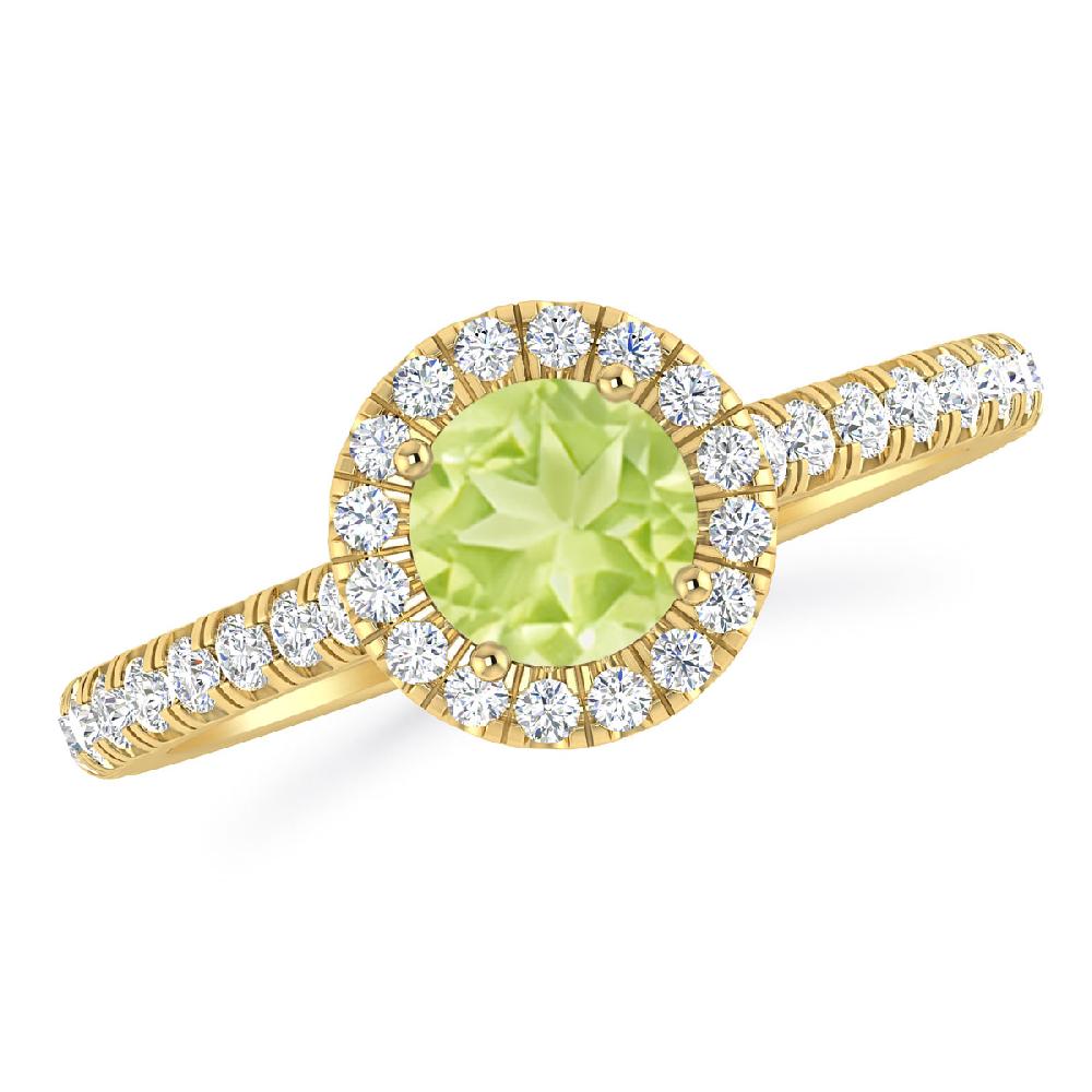 Yellow Gold - Peridot