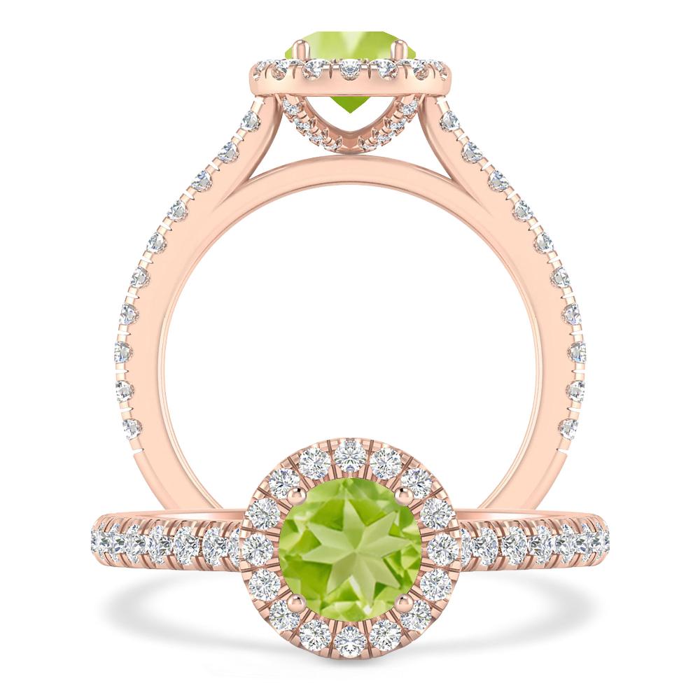 Rose Gold - Peridot