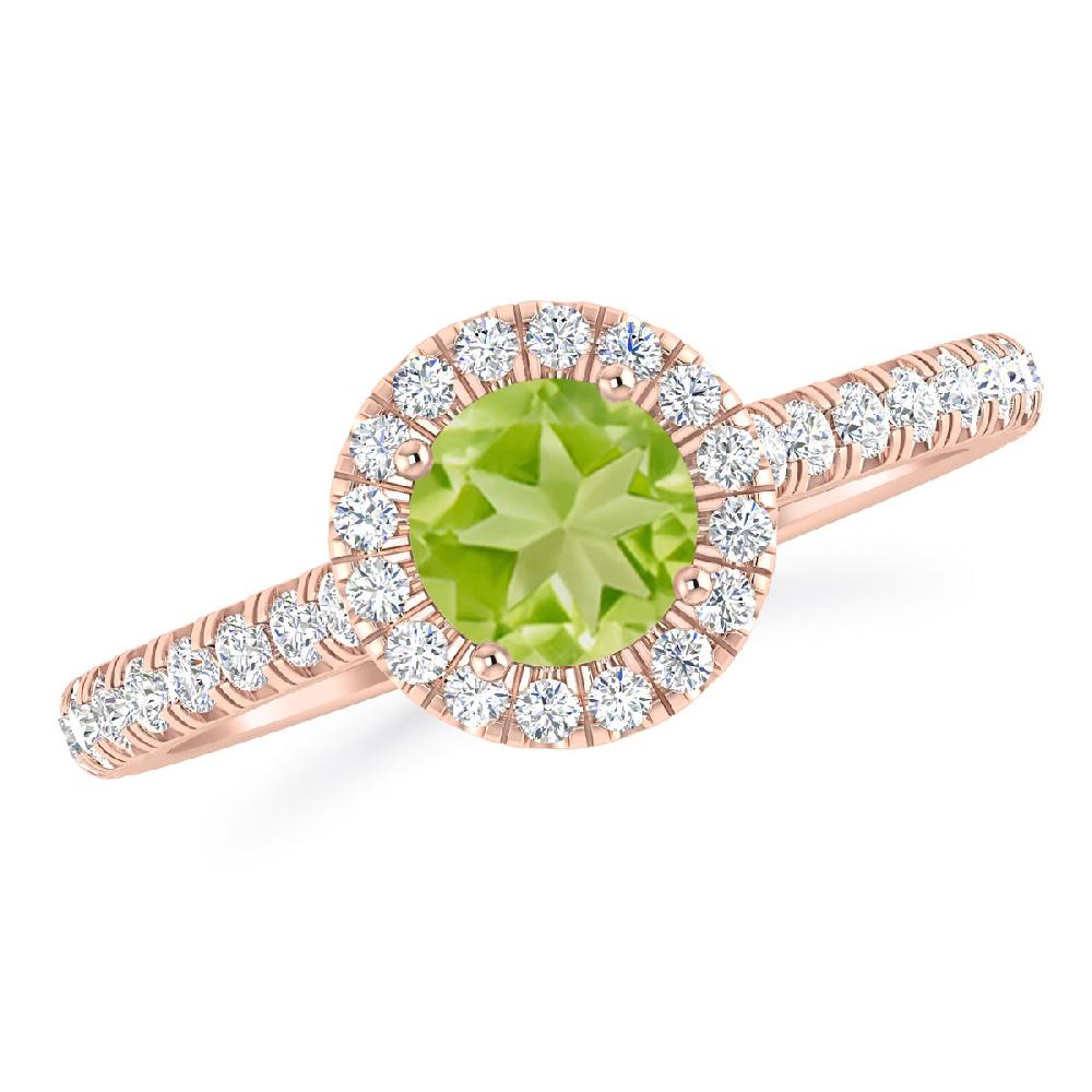 Rose Gold - Peridot