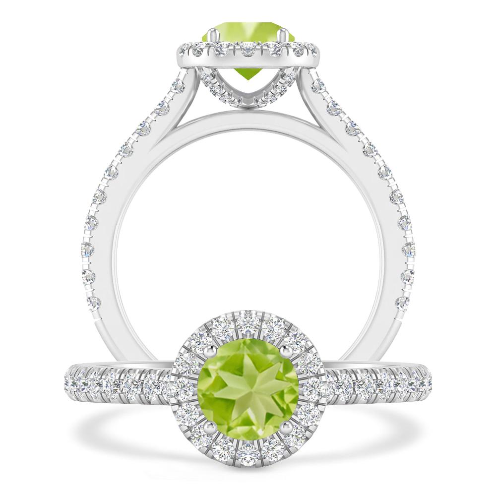 White Gold - Peridot