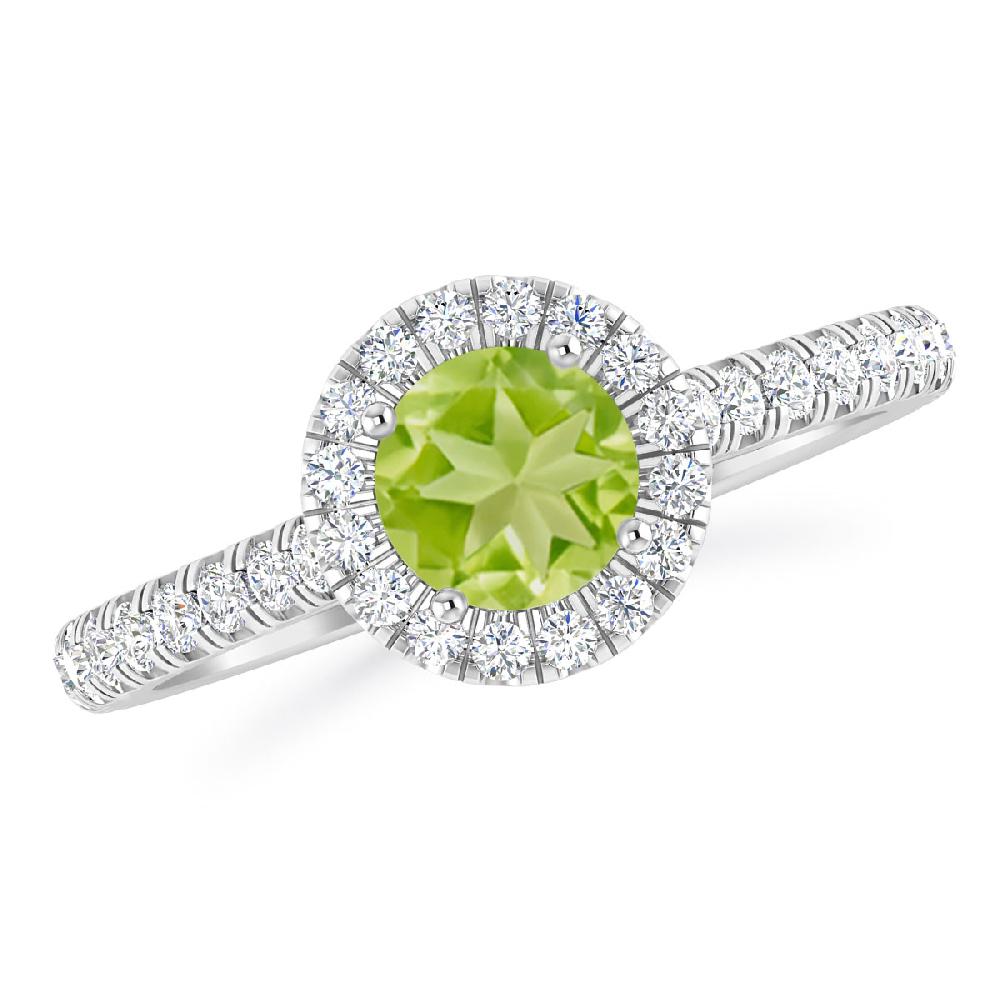 White Gold - Peridot