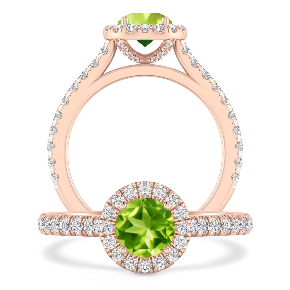 Rose Gold - Peridot