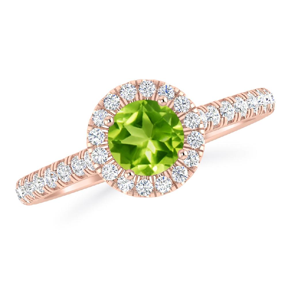 Rose Gold - Peridot