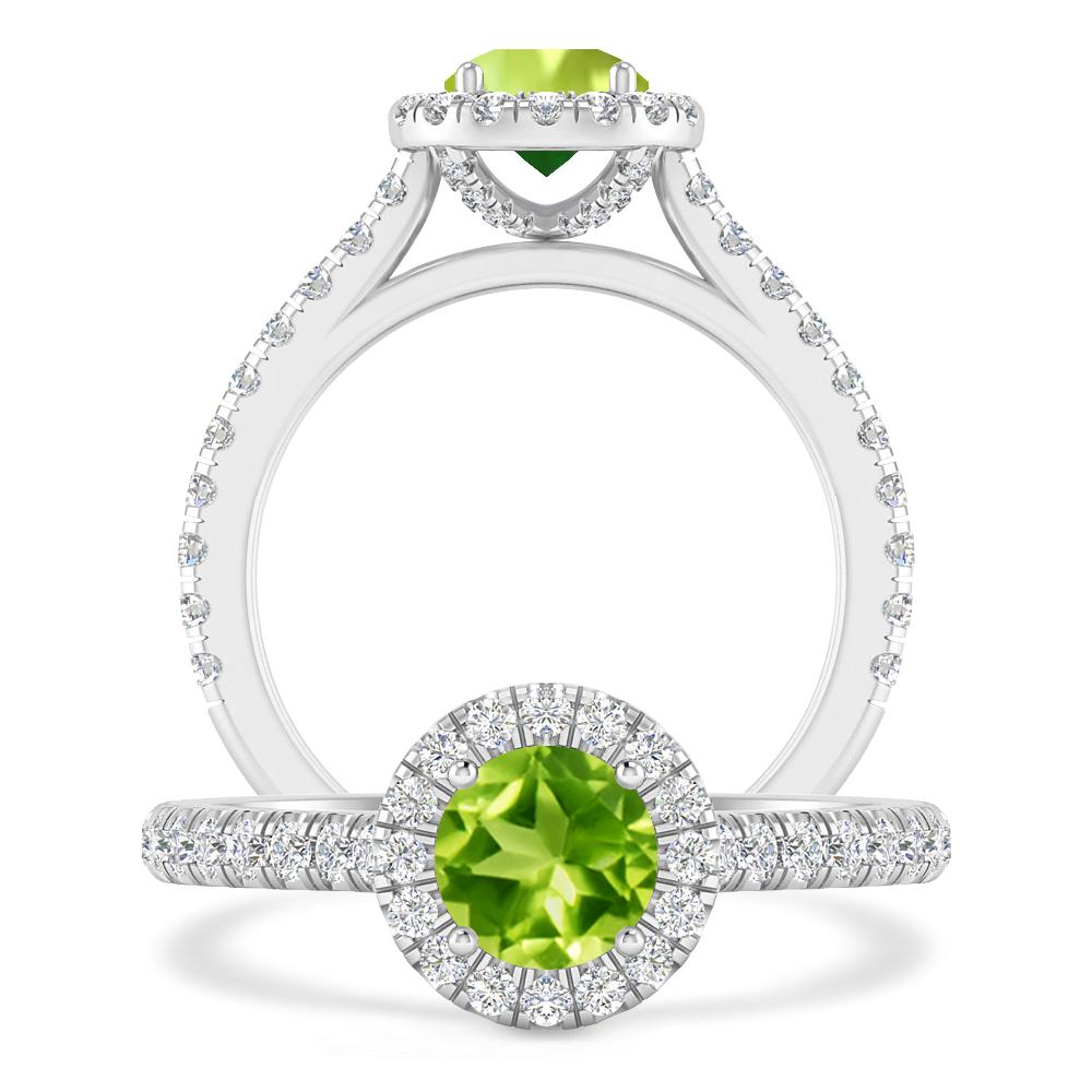 White Gold - Peridot