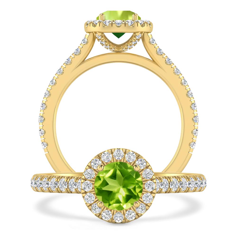 Yellow Gold - Peridot