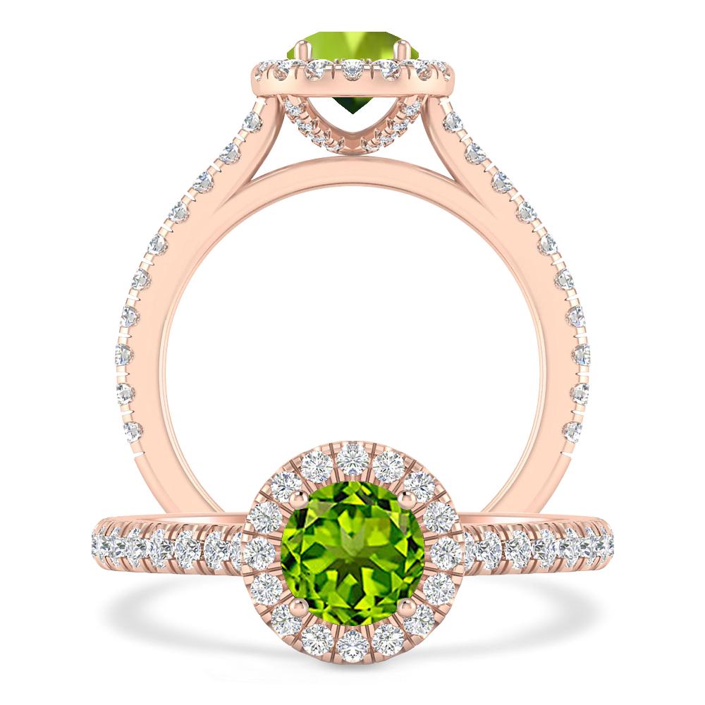 Rose Gold - Peridot