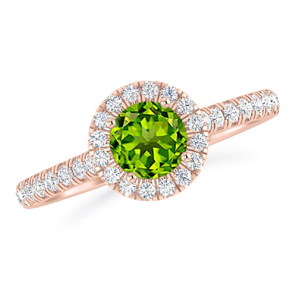 Rose Gold - Peridot