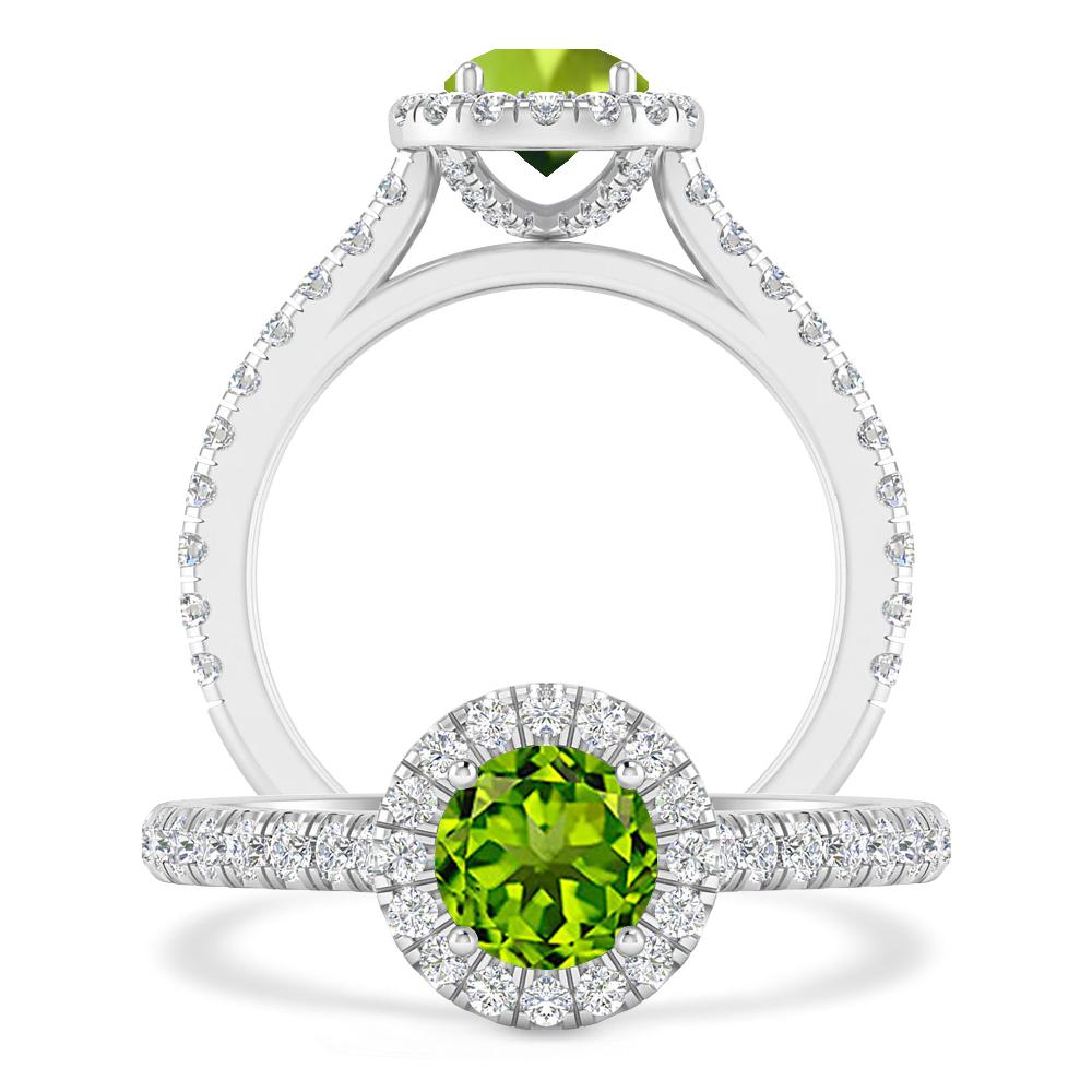 White Gold - Peridot