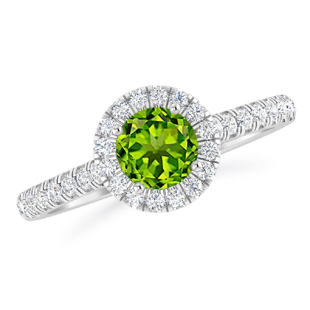 White Gold - Peridot