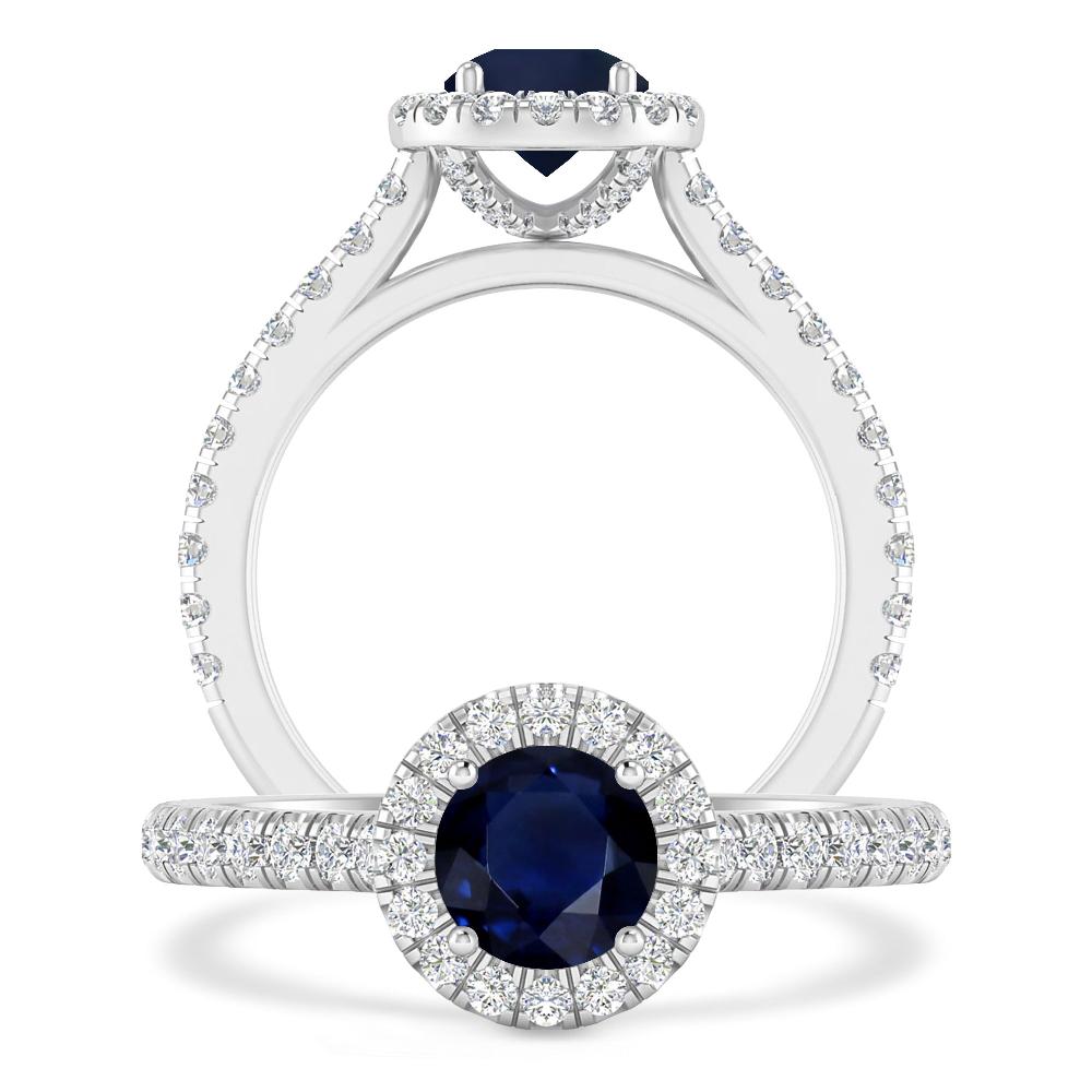 White Gold - Sapphire