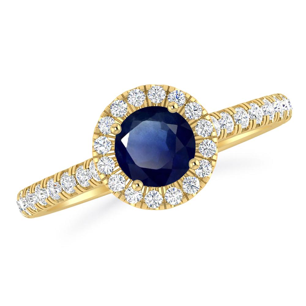 Yellow Gold - Sapphire