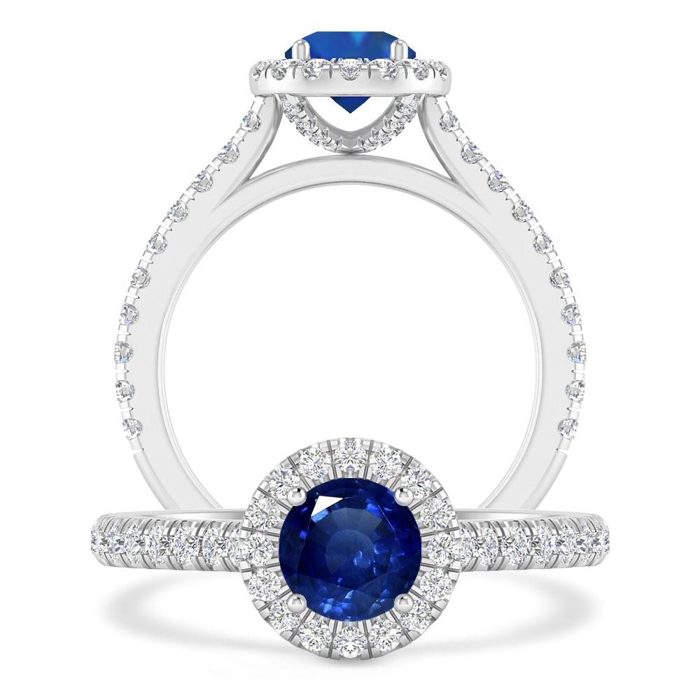 White Gold - Sapphire