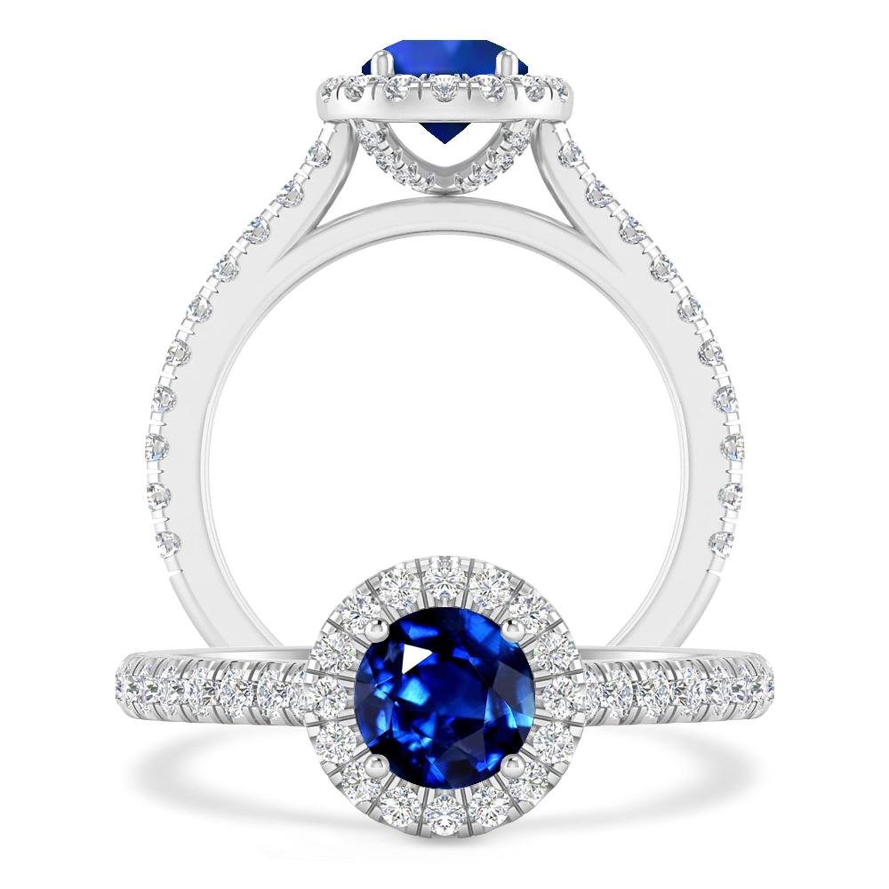 White Gold - Sapphire