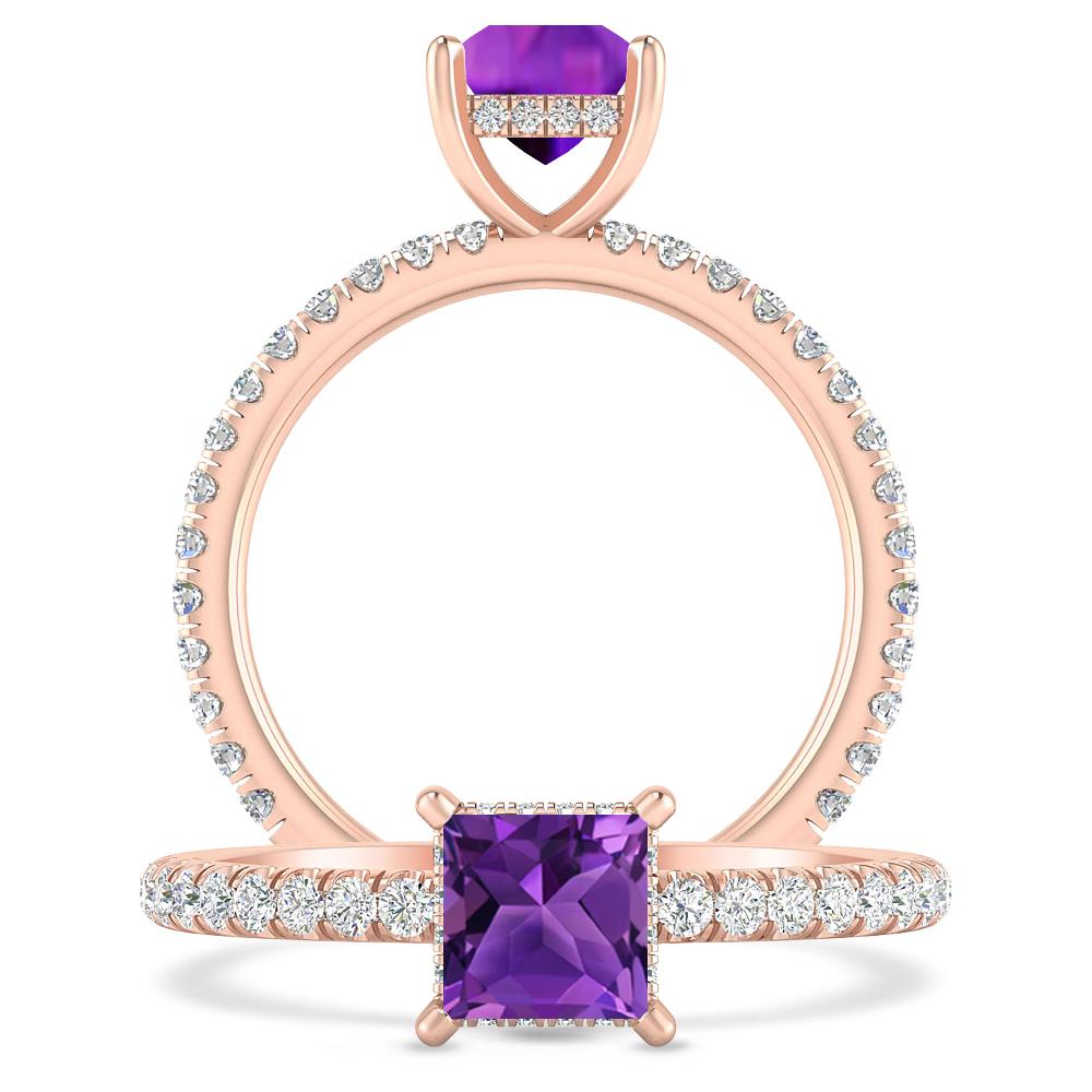 Rose Gold - Amethyst