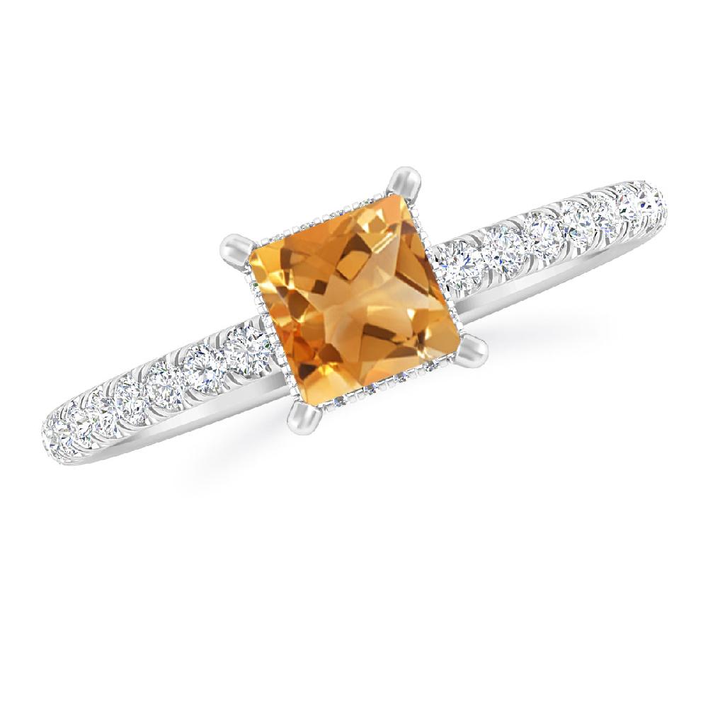 White Gold - Citrine