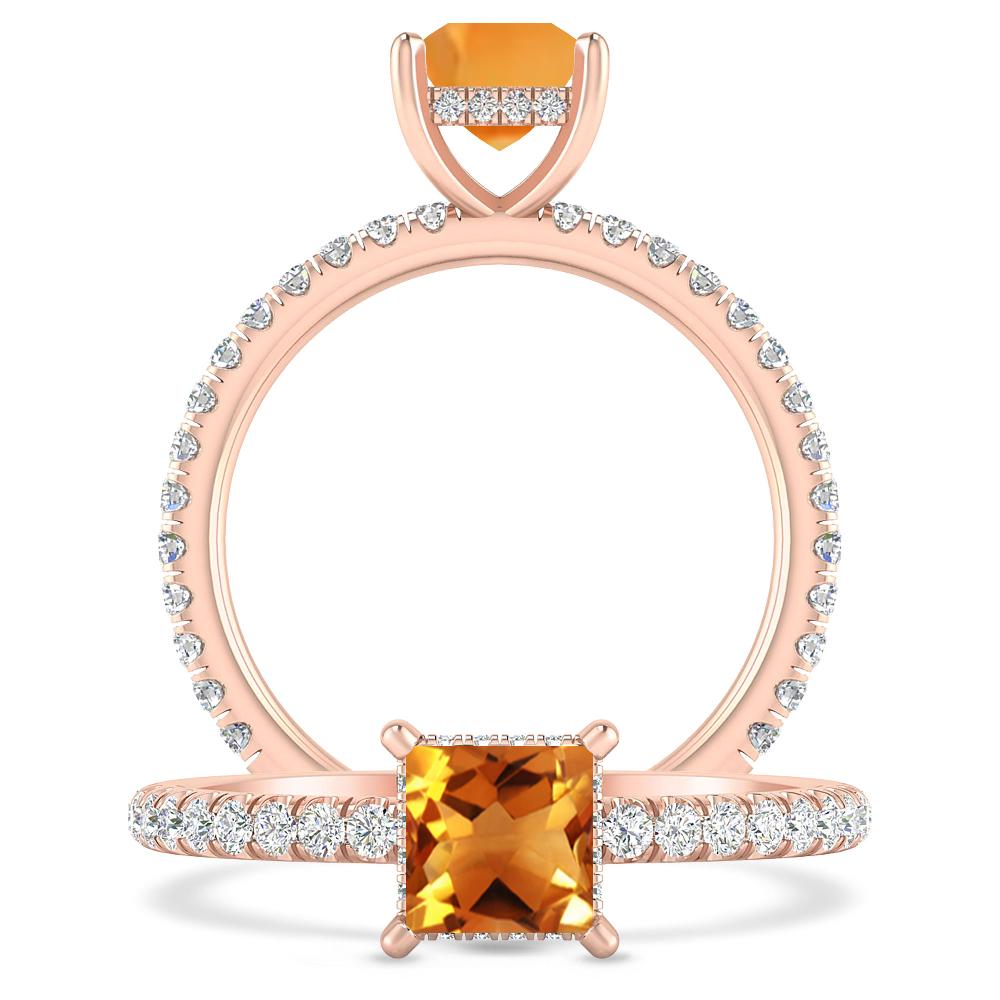 Rose Gold - Citrine